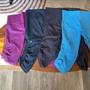 Bundle of Lululemon In The Flow Cropped Leggings